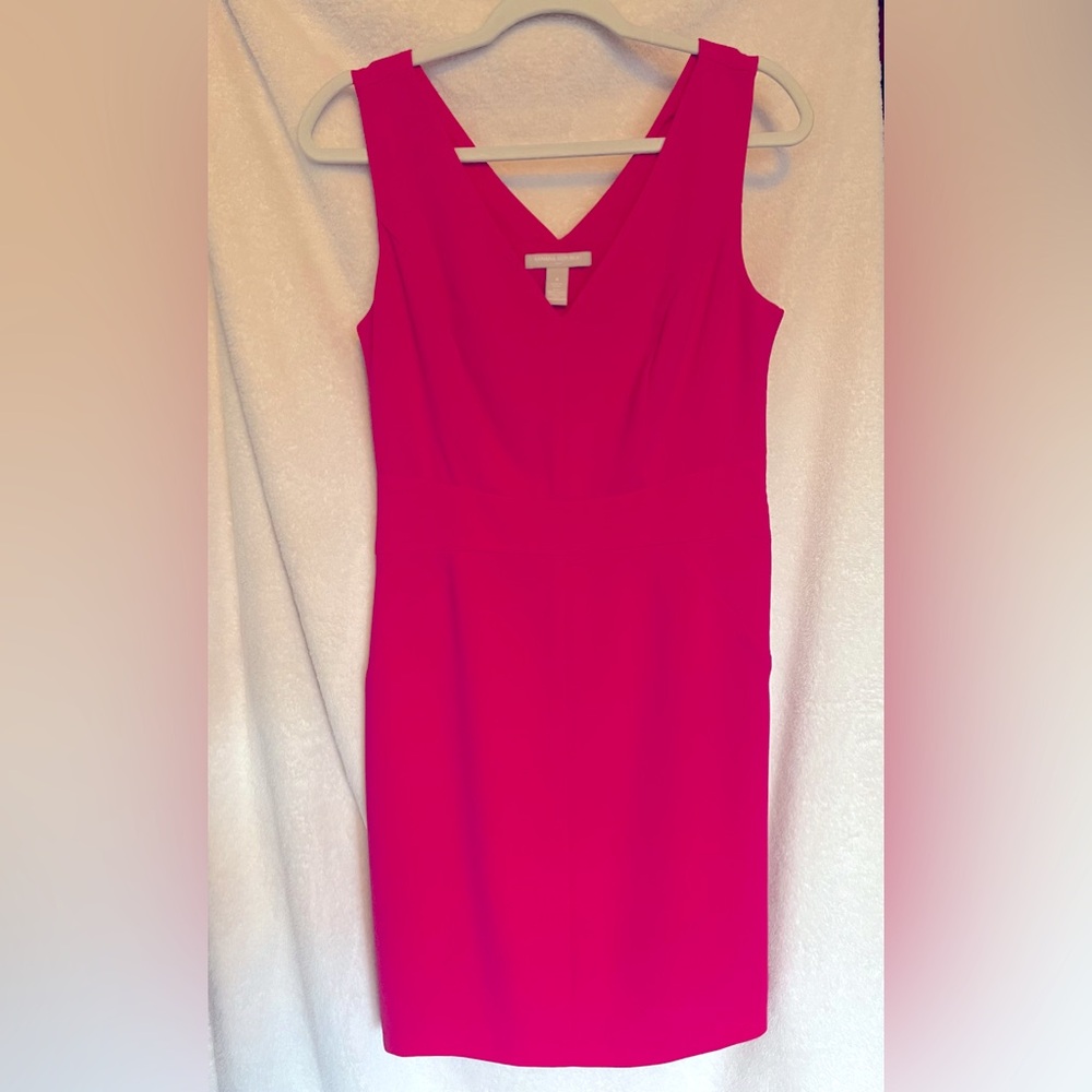 Banana Republic Pink cut out back dress size 4